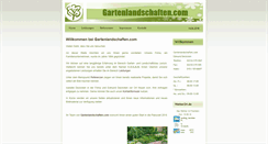 Desktop Screenshot of gartenlandschaften.com